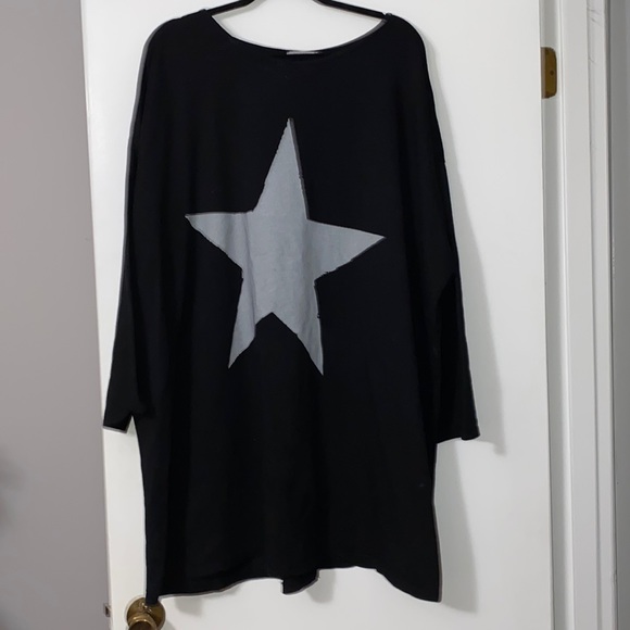 Diverse Italia Lagenlook mini cotton dress made in Italy 🇮🇹oversized - Picture 2 of 10